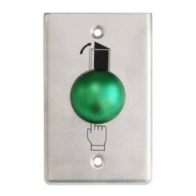 Botón de Salida Cableado SAT MH7 Tipo Hongo, Inoxidable 11 X 7 TIPO (N/O, N/C)