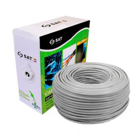 Cable UTP SAT Cat5E Puro Cobre 0.5Mm 305M Inter